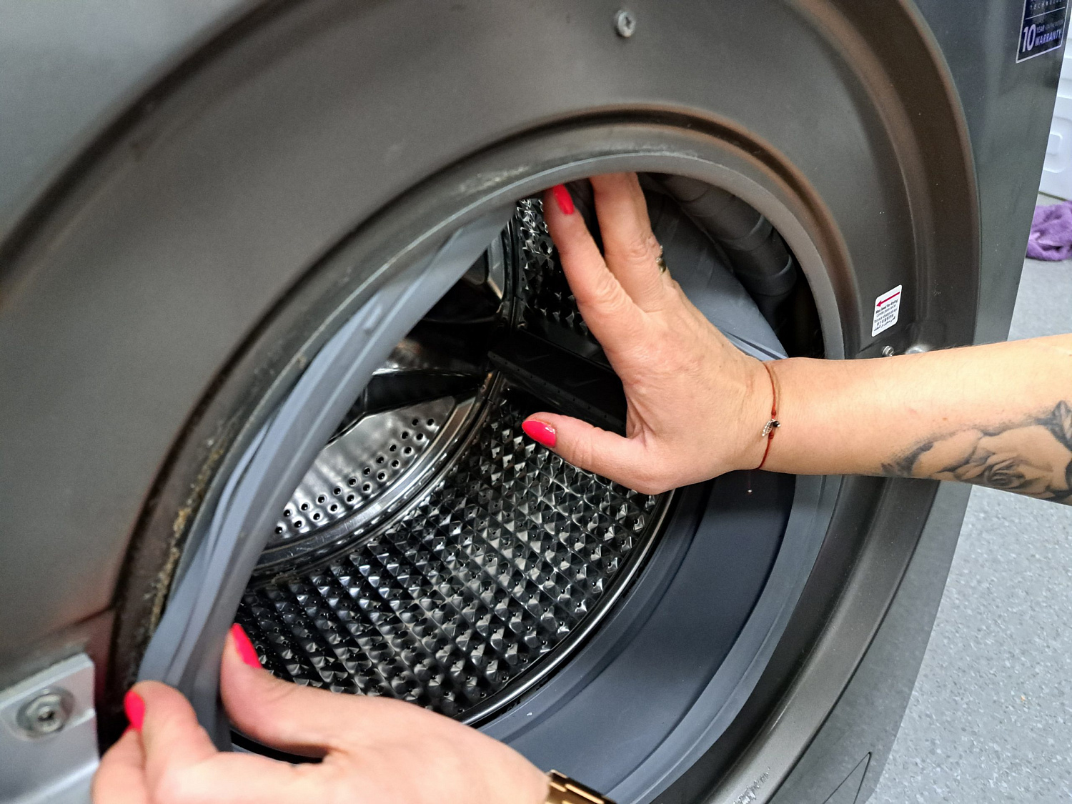 Как заменить манжету люка стиральной машины Beko